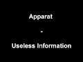 Apparat - Useless Information