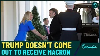 French President Macron Arrives at White House | Meeting with U.S President Donald Trump