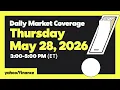 Yahoo Finance Live S P 500 and Nasdaq rise oil pares gains on report of US-Iran breakthrough