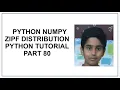Python NumPy Zipf Distribution Zipf s Law Python Programming Probability tutorial 80