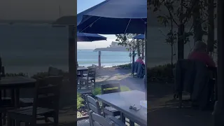 Is that our home anchored out there? 😋 #ourladydefiant #liveaboard