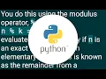 How do you check whether a number is divisible by another number