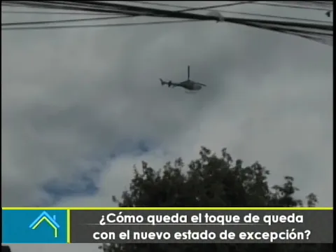 ¿Cómo queda el toque de queda con el nuevo estado de excepción?