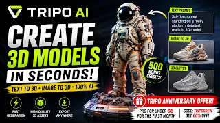 Tripo AI Review: Create Stunning 3D Models from Text & Images in Seconds!