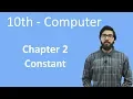 10th Class Computer - Ch 2