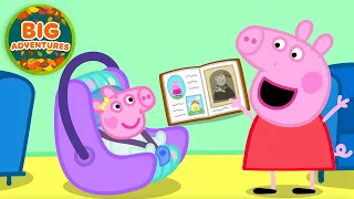 Peppa Pig CHOOSES BABY EVIE'S NAME! 💛 | Big Sibling Adventure | Full Episodes | 1 Hour