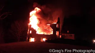 Download House Fire / Heavy Fire Throughout \u0026 Structural Collapse / Big Woods Road / Dickerson, MD / 11-23-21 MP3