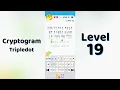 Cryptogram Tripledo Level 19 Solutions Logic Puzzle Game Mini Boss