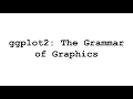 The Basics of ggplot Plotting Summary Statistics