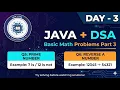 Java using DSA - Day 3 Check for Prime Number Reverse a Number