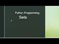 Learn free Python Programming language - Lecture 13