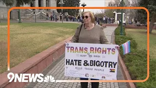 Trans community and supporters rally at Colorado Capitol