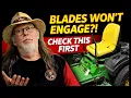 PTO Issue Found Blades Won t Engage John Deere 727A