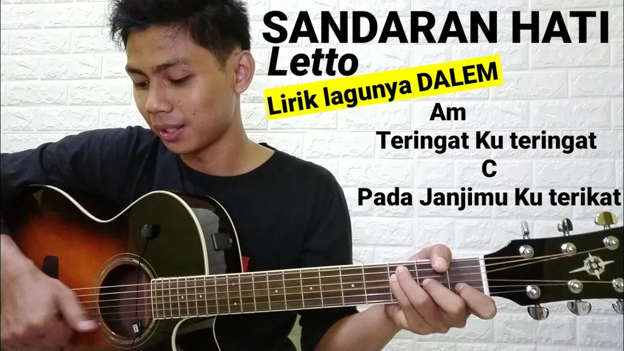 (Chord) SANDARAN HATI - Letto | Tutorial Gitar Mudah Untuk Pemula