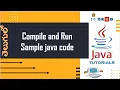 1 4 Compile and run sample java program tutorial in TELUGU