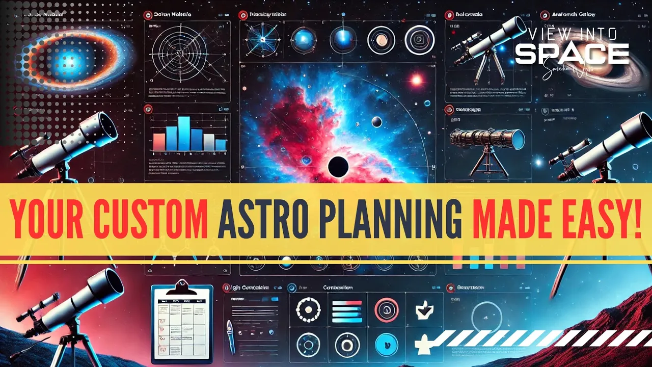 How to Plan PERFECT DEEP SKY Astrophotography Targets for YOUR Telescope & Location- STEP BY STEP