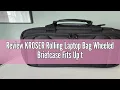 Review KROSER Rolling Laptop Bag Wheeled Briefcase Fits Up to 17 3 Inch Laptop Water-Proof Overnight