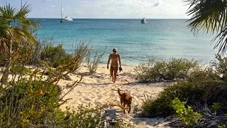 Anchored Among Mega Yachts