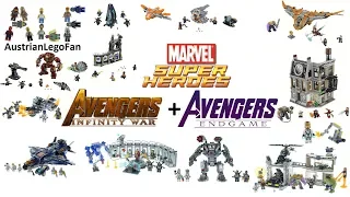 Lego Avengers Infinity War &amp; Avengers Endgame Compilation of all Sets