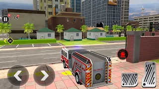 Fire Engine Simulator #1 - New Fire Truck Gameplay
