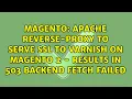 Apache reverse-proxy to serve SSL to Varnish on magento 2 - results in 503 Backend Fetch Failed