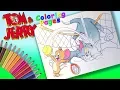 BEST CLASSIC TOM JERRY COLORING BOOK play tennis Coloring