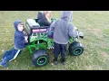 Grave Digger power wheels - test drive with upgraded motors and shocks