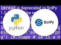 scipy misc module has no attribute imread