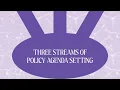 How to get on the Policy Agenda Understanding Kingdon s Multiple Streams Framework