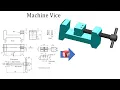 Machine Vice using SOLIDWORKS Parts and Assembly Animation SOLIDWORKS tutorials for beginners