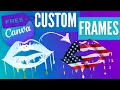 Create your own FREE custom Canva frames Seriously SO easy to do