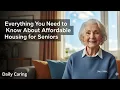 Senior Living Apartments Everything You Need to Know About Finding Affordable Housing