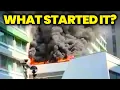 Wembley Migrant Hotel ON FIRE