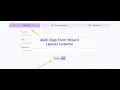 Multi Step Form Wizard using Livewire and TailwindCSS