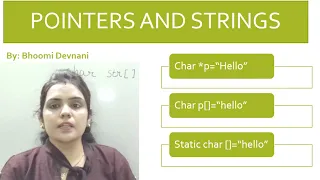 strings and pointers in c