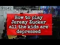 How to play Jeremy Zucker - all the kids are depressed Guitar Tutorial Lesson