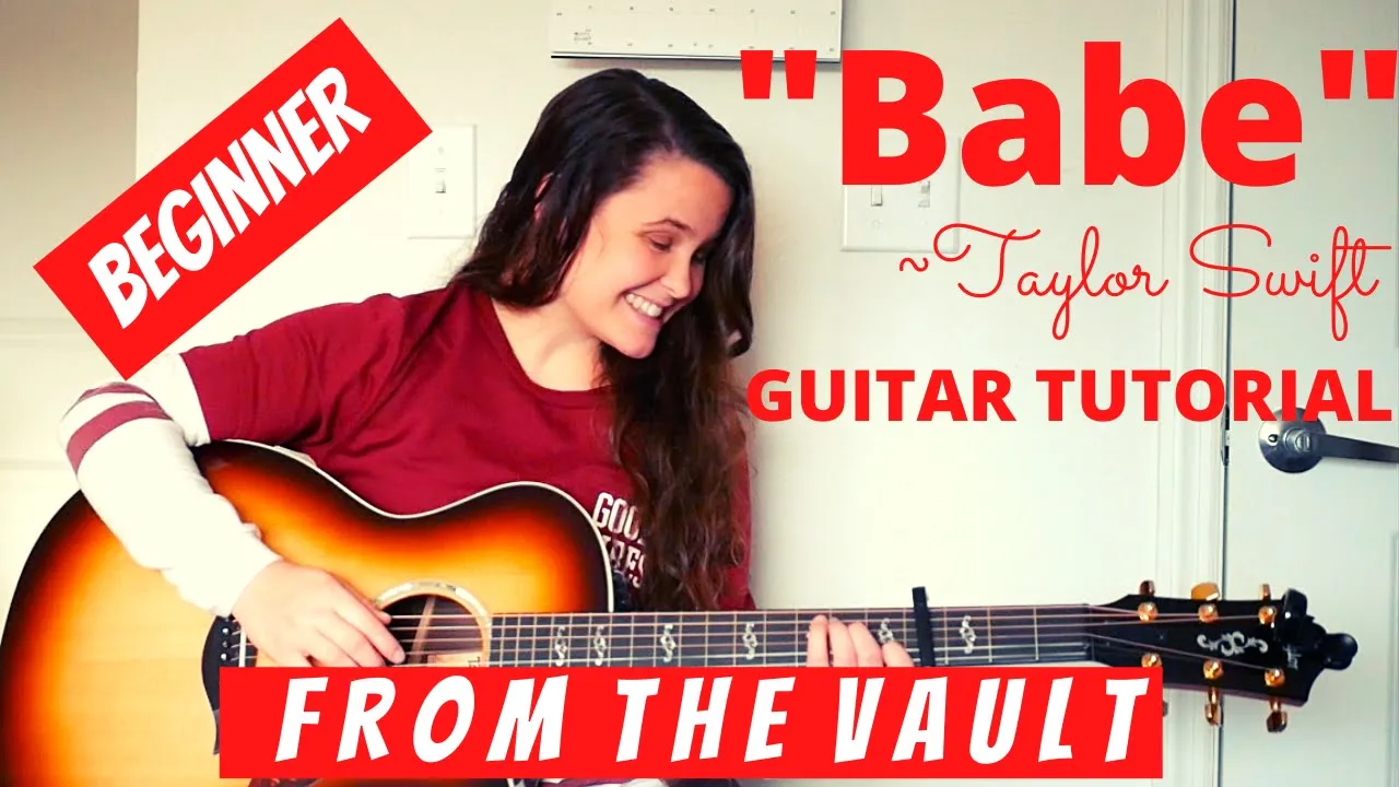 Babe-Taylor Swift (From The Vault)//BEGINNER Guitar Tutorial