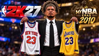 Where is DeMari Brees Going? 2010 LeBron Build In NBA 2k27 MyCareer Era