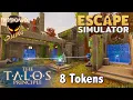 Escape Simulator THE TALOS PRINCIPLE DLC Walkthrough 8 Tokens Location Free Update - NEW ROOM