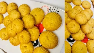 طريقة عمل بسكويت الزبدة العزومة مع الشيف فاطمة أبو حاتي 