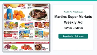 Martins Super Markets Weekly Ad 26 - 26 Top 10 Deals