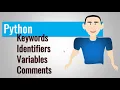 Python Keywords Identifiers Variables Comments HINDI