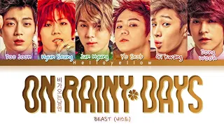 beast on rainy days lyrics color coded han rom eng 
