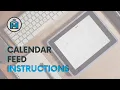 Calendar Feed Instructions 23 24