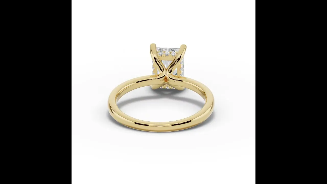Radiant Lustre Hidden Halo Solitaire