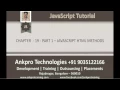 JavaScript for beginners - Chapter 19