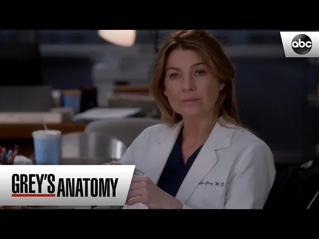Meredith tells Alex about Deluca