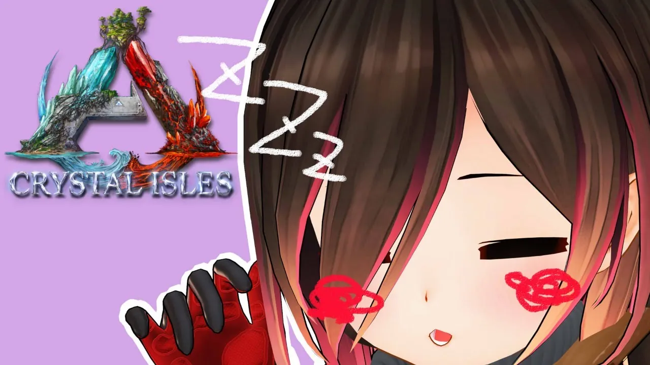 【ARK｜Crystal Isles＃15】深夜のARK日和をしそうな予感【ホロライブ/ロボ子さん】