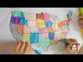 Coloring Naming 50 States Of America