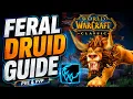 WoW Classic Feral Druid Guide 2026 - Best Talents Rotation DPS Tips